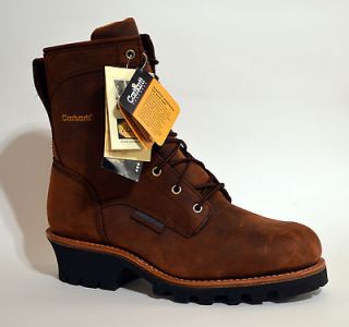 NEW CARHARTT 3934 INSULATED WATERPROOF LOGGER BOOTS SAFETY TOE ~BY 