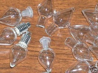   Glass Fillable Tear rice Little potion perfume bottles charm pendants