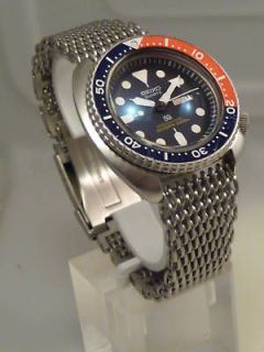 newly listed 24mm shark mesh bracelet fits omega citizen 300m