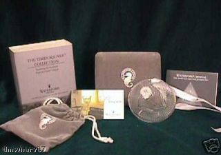 WATERFORD CRYSTAL Ornament TIMES SQUARE Millenium HOPE for UNITY NIB 