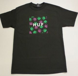 HUF SF Plantlife 420 Marijuana Weed Leaf T Shirt Plant Life All Sizes 