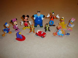 Disney Mickey Mouse Clubhouse Figure Figurine Playset w/Book, 12 Cake 