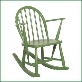 ercol windsor elm beech vintage child s rocking chair  481 