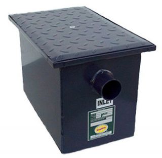 pdi certified commercial 20lb 10 g p m grease trap