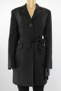 Le Suit women suit set Northern Lake long jacket blazer pant black 