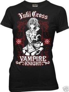 vampire knight t shirt tee new yuki cross juniors s