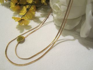 DaZzLinG 18 KT Gold Plated double chain ~ NEW w/ Tags Deal of the 