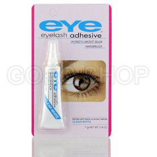   EYE Waterproof False Eyelashes Adhesive / Eye Lash Glue   Clear White