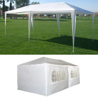 20 White Gazebo Party Tent Canopy with 6 Side Walls by Palm Springs 