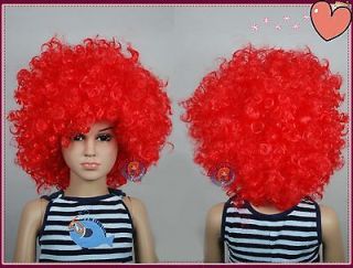 Mcdonald Red Afro Kids Children Halloween Wigs (fits from baby to 