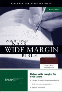 NASB Wide Margin Bible by Zondervan Publishing Staff 2002, Hardcover 