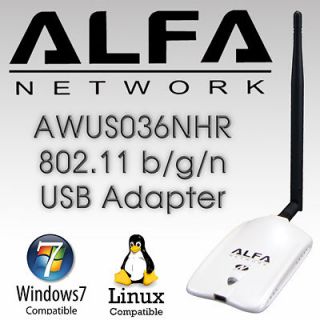 Newly listed ALFA AWUS036NHR 2W Wireless N 802.11n USB WLAN Adapter