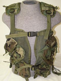   Tactical Load Bearing Vest LBV WOODLAND Military Army Issue EXC