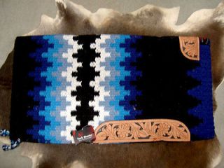 horse wool classic western show trail saddle blanket pad tack black 