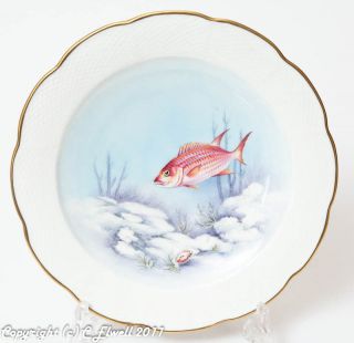 royal worcester china ronald van ruyckevelt fish plate time left