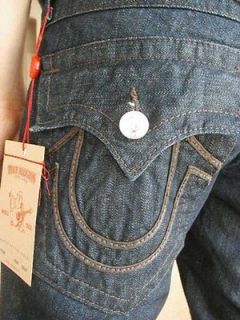 NWT True religion mans Billy jeans in Inglorious, leather horse shoe 