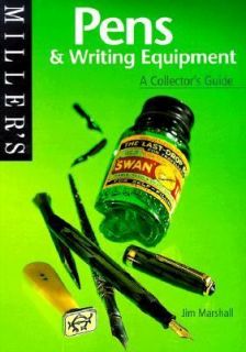 Pens and Writing Equipment by Jim Marshall 1999, Paperback, Collector 