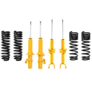 89 91 CRX YELLOW SPORT SHOCKS STRUTS COILOVERS LOWERING SPRINGS 