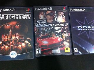   Def Jam Fight for NY , Midnight Club 2, DOA Dead or Alive 2 COMPLETE