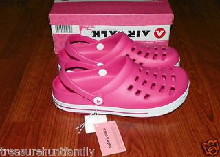   Airwalk Pink & White Cutler Rose,Splash N Go Crocs Water Shoes,5.5 6