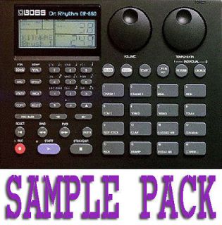 Roland BOSS Drum Machines DR55 110 202 220 550 660   Sample Pack