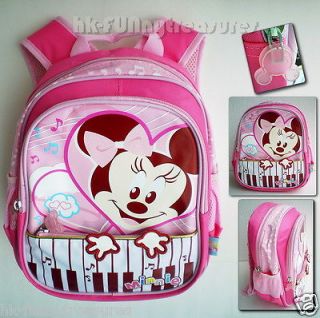 Disney Minnie Mouse 11.5 height Girls backpack, Pink color, Music 