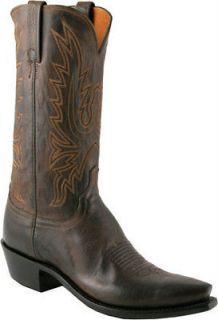 Mens 1883 By Lucchese Western Boots N1556 5/4 Chocolate Mad Dog Goat 
