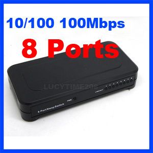 Port 10 100 Fast Ethernet LAN Network Switch Hub RJ45