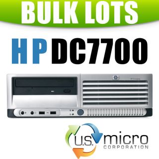 25 Lot HP DC7700 Core 2DUO 1024MB 80GB CDRW DVD Desktop Computer 1 
