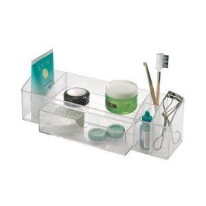 InterDesign 12 Inch Medicine Cabinet Multi Level Organizer Storage 