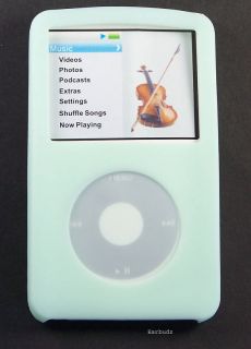NEW GREEN SILICONE CASE FOR APPLE IPOD CLASSIC 80 120 160 GB