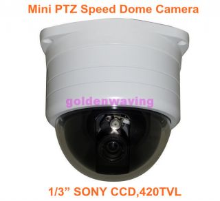 MegaPixel OptionlAuto Focus CCTV Security 420TVL SONY Mini PTZ Speed 