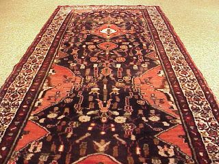 rare wide long 15 feet persian nahavand runner rug m