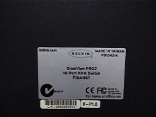 Belkin OmniView Pro2 16 Port KVM Switch F1DA116T
