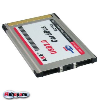 port usb 2 0 pcmcia cardbus 480m card adapter laptop 100 % new 