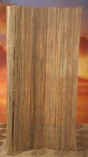 Bamboo Fence 6 x 15 with 1 2 Bamboo Planks Natural Tiki Bar Luau 