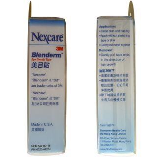 3M Nexcare Blenderm Double Eyelid Eye Beauty Tape 2 Rolls 1 2x5 Yards 