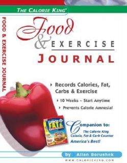   King Food and Exercise Journal by Alan Borushek 2006, Paperback