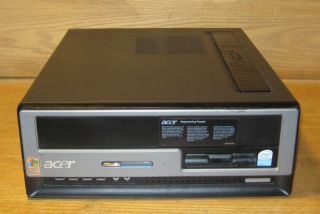 Lot of 2   Acer Pentium D Dual Core 2.8Ghz 1GB 80GB CD RW DVD Desktop 