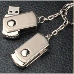 Metal Rotation 64GB USB Memory Stick Flash Pen Drive 64GB