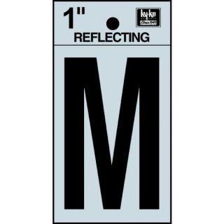HY KO Weather Resistant 1 Reflective Letter M RV15 M 10pk