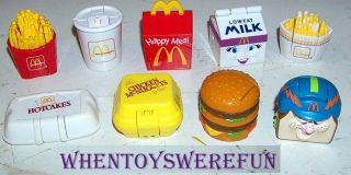 80s 90s McDonalds Mcdino Robot Changeables Happy Meal Toys 