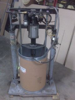 ARO Barrel Drum Pump Stand Graco Bulldog Air Pneumatic