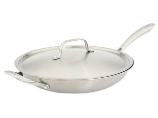   GreenGourmet™ Tri Ply Stainless 12 Covered Skillet w/ Helper Handle