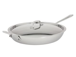 All Clad Stainless Steel 13 French Skillet With Loop And Lid