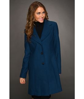 DKNY Faux Leather Trim Wool Coat $105.99 $176.00 SALE!