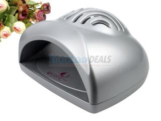   Mini Fan Nail Dryer for Hand Nails (Silver, AA Batteries Needed
