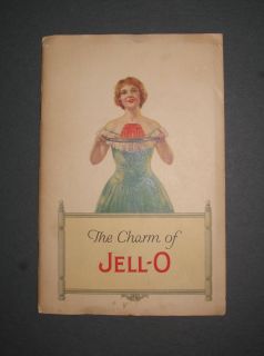  Jello Dessert Recipe Booklet  The Charm of Jell O  Cook Book