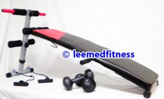 AB Bench New Fitness Exercise Adjustable Sit Up Slant Board Home Gym 