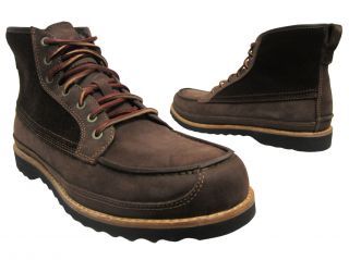 Timberland Abington Mens 7 Eye 82582 Brown Casual Lace Up Boots Shoes 